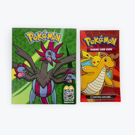Pokemon x McDonald's Happy Meal Toy 2025 - Hydreigon Sticker Activity Sheet and Booster Pack Card Game Pokemon