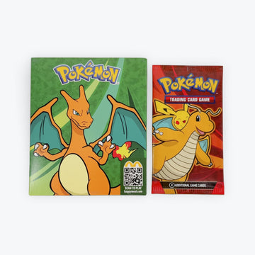 Pokemon x McDonald's Happy Meal Toy 2025 - Charizard Sticker Activity Sheet and Booster Pack Card Game Pokemon