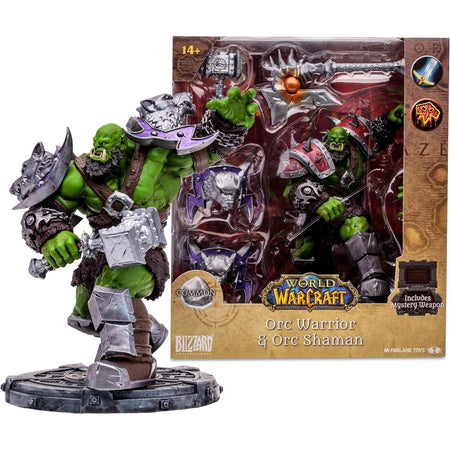 World of Warcraft Orc: Warrior/Shaman Common - 1:12 Scale Toys & Games McFarlane Toys