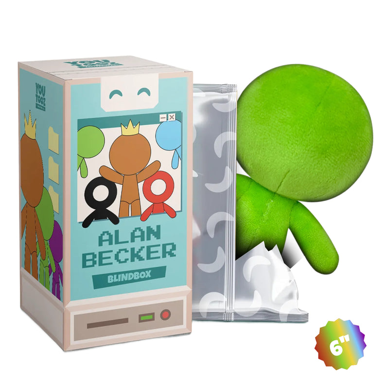 Youtooz: Alan Becker Collection - Green - 6 Inch Plush Toys & Games Youtooz