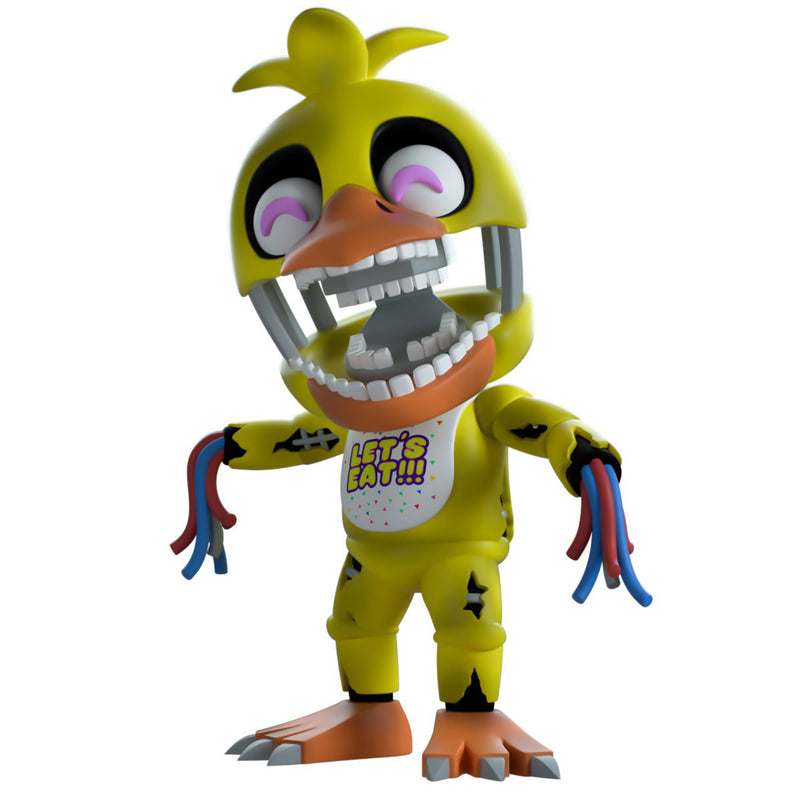 Youtooz: Five Nights at Freddy's Collection - FNAF Withered Chica Vinyl Figure #42 Toys & Games Youtooz