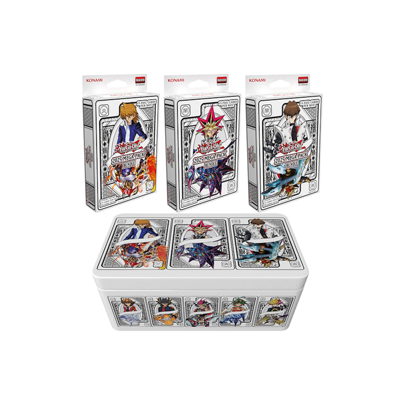 Yu-Gi-Oh!: 2025 Mega Pack Tin - 3 Mega Packs Card Game Konami