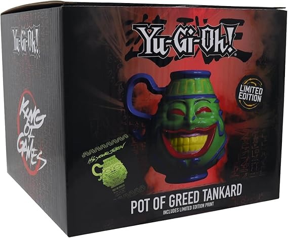 Yu-Gi-Oh! Tankard Pot of Greed Ceramic Collectible Tankard