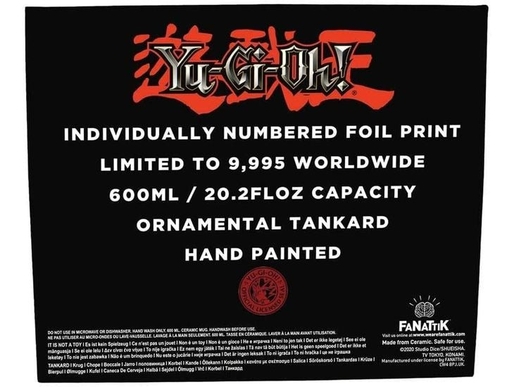 Yu-Gi-Oh! Tankard Pot of Greed Ceramic Collectible Tankard