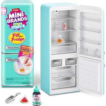 Zuru Mini Brands: Fill the Fridge Playset Toys & Games Zuru