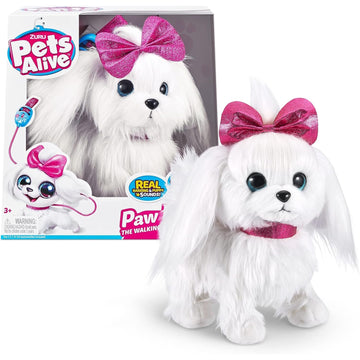 Zuru Pets Alive: Lil' Paw the Walking Puppy Toys & Games Zuru