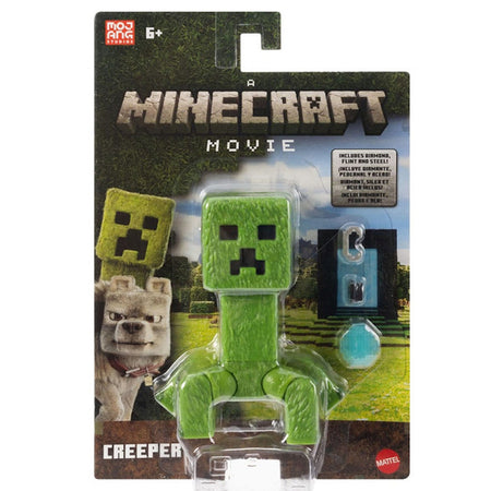 A Minecraft Movie Creeper - 4" Action Figure Toys & Games Mattel