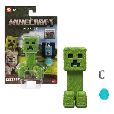 A Minecraft Movie Creeper - 4" Action Figure Toys & Games Mattel