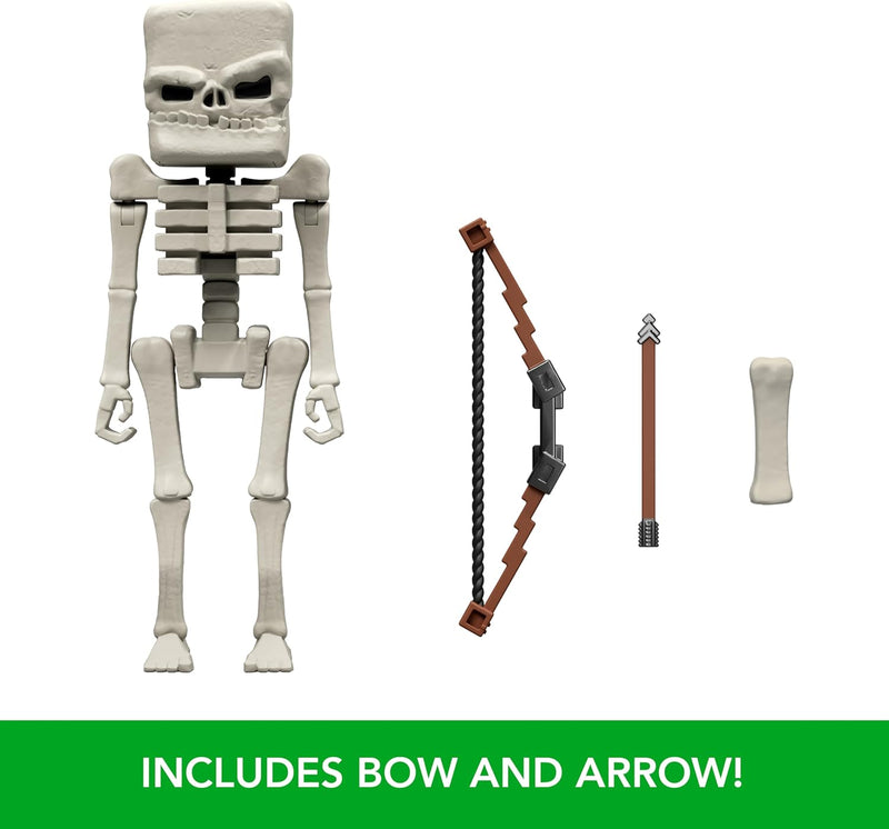 A Minecraft Movie: Skeleton 4" Action Figure Toys & Games Mattel