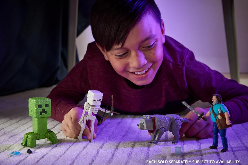 A Minecraft Movie: Skeleton 4" Action Figure Toys & Games Mattel