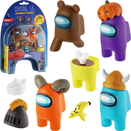 Among Us Series 2 Crewmate Figures 5-Pack Toys & Games P.M.I.