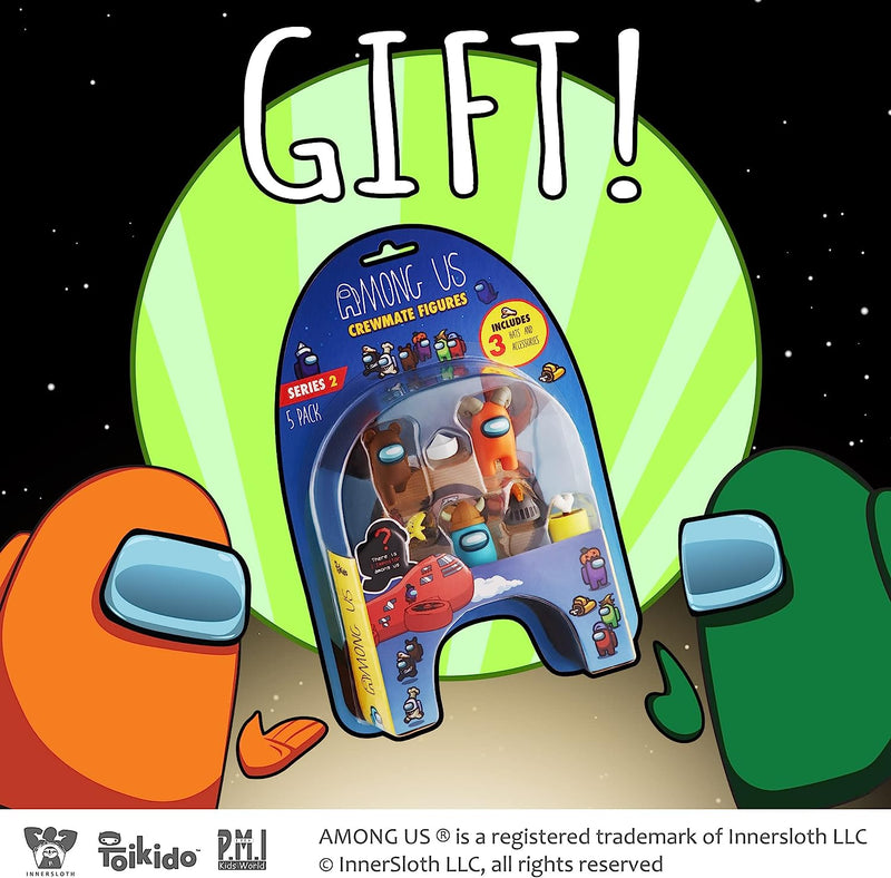 Among Us Series 2 Crewmate Figures 5-Pack Toys & Games P.M.I.