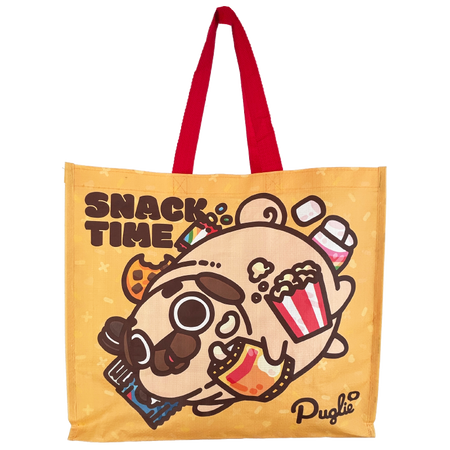 Snack Time One-Trip Grocery Bag Home Office Puglie Mart