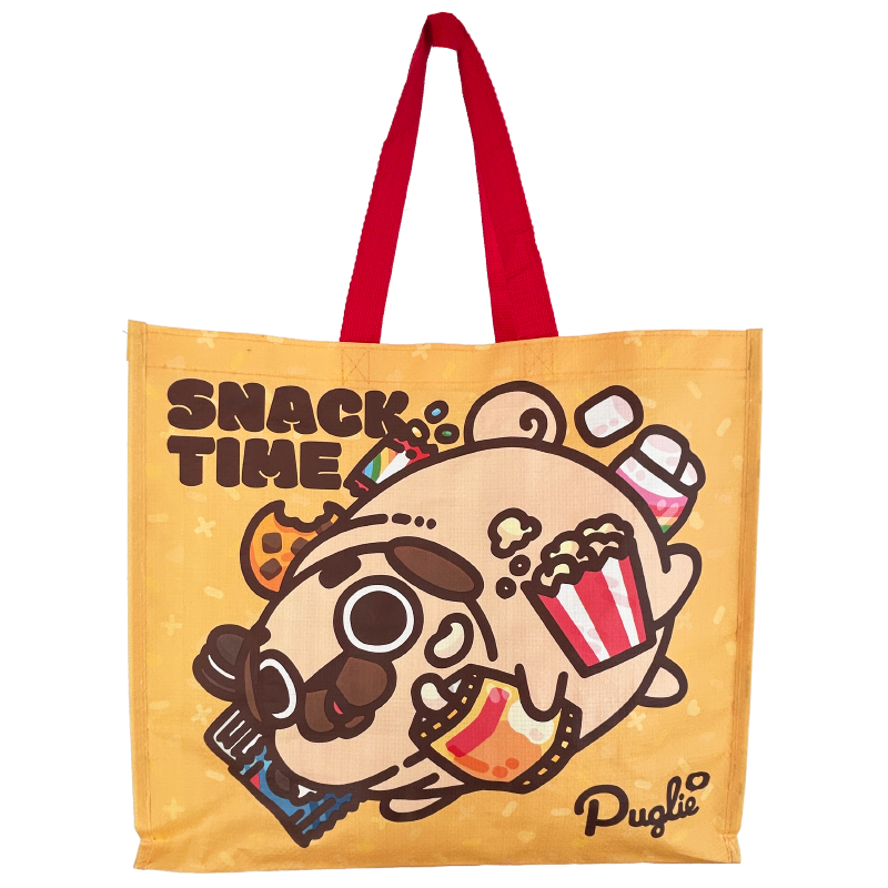 Snack Time One-Trip Grocery Bag Home Office Puglie Mart