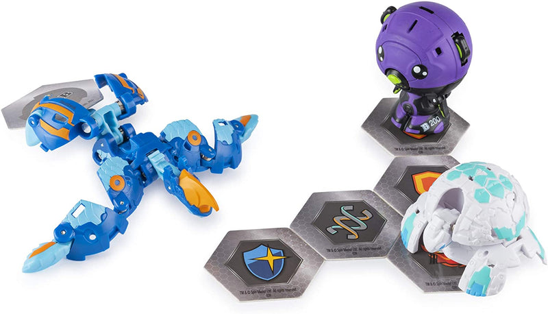 Bakugan TCG: Battle Brawlers Starter Set with Transforming Creatures - Aquos Pyravian Card Game Spin Master