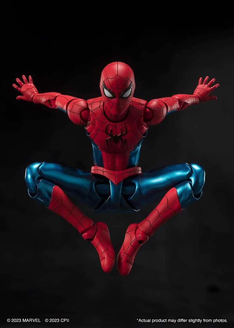 Tamashii Nations: Spider-Man No Way Home - New Red and Blue Suit S.H.Figuarts Toys & Games Bandai Namco