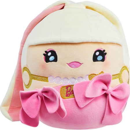 Barbie Cuutopia: Iconic Pink Look & Felt Pink Bow - 10 in Plush Toys & Games Mattel