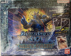 Battle Spirits Saga TCG: Aquatic Invaders Booster Box Card Game Bandai Namco
