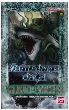 Battle Spirits Saga TCG: Aquatic Invaders Booster Box Card Game Bandai Namco