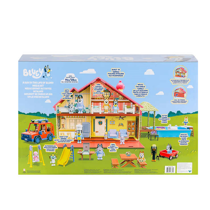 Bluey's Ultimate Mega Set - 40 Piece Set, 14 Character Figures, 4 Sets Toys & Games Moose Toys
