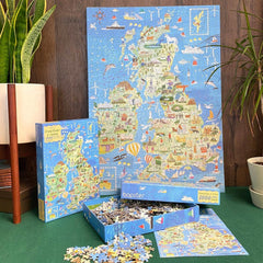 Bopster: Great Britain and Ireland Map - 1000 Piece Puzzle Toys & Games Generic