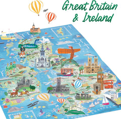 Bopster: Great Britain and Ireland Map - 1000 Piece Puzzle Toys & Games Generic