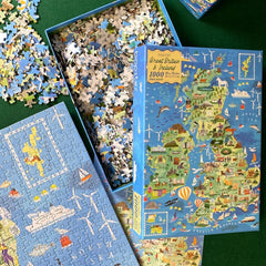 Bopster: Great Britain and Ireland Map - 1000 Piece Puzzle Toys & Games Generic