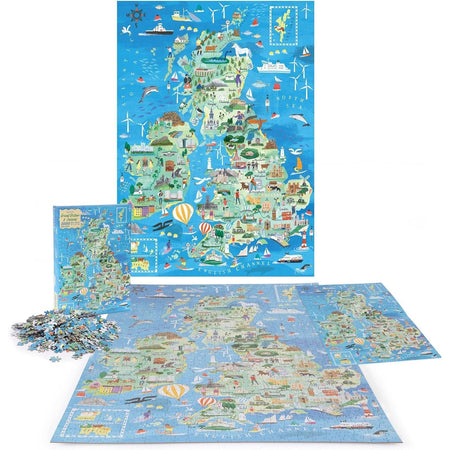 Bopster: Great Britain and Ireland Map - 1000 Piece Puzzle Toys & Games Generic