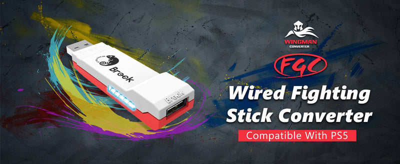 Brook Gaming: Wingman FGC Converter - An Arcade Joystick Converter, Built for PS5 Fighting Games, Supports Street Fighter 6 Electronics Brook Gaming