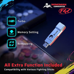 Brook Gaming: Wingman FGC Converter - An Arcade Joystick Converter, Built for PS5 Fighting Games, Supports Street Fighter 6 Electronics Brook Gaming