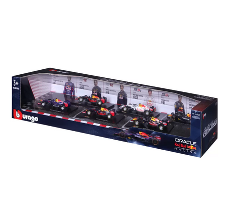 Bburago: Formula 1 Red Bull - Exclusive 1:43 Die Cast 6 Pack Set Toys & Games Burago