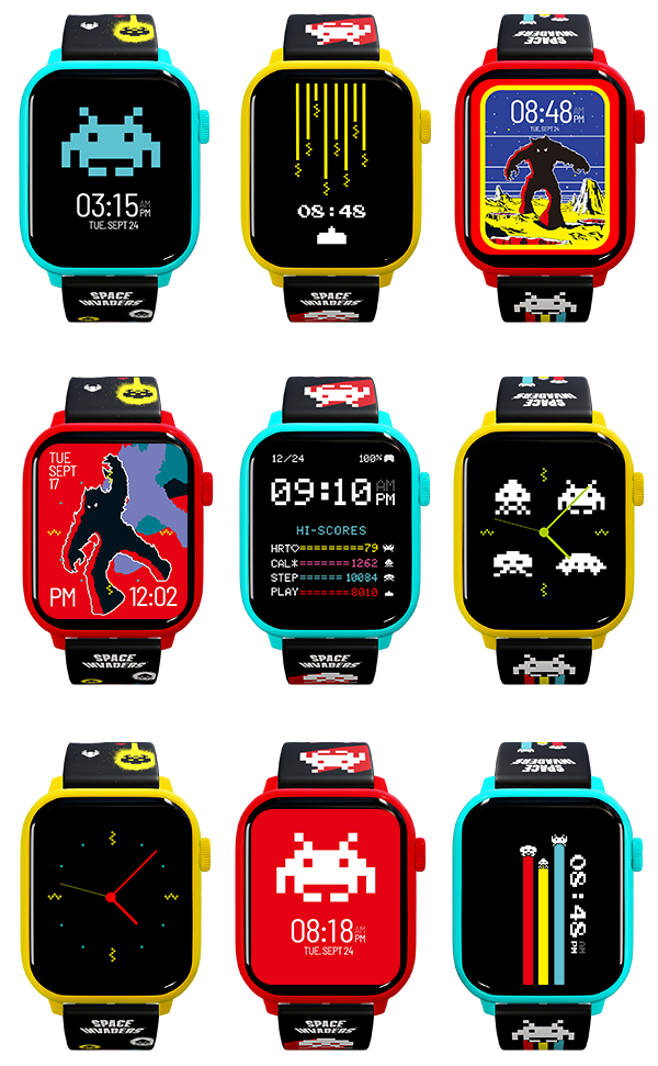 My Play Watch: Space Invaders - Yellow Accessories My Play Watch