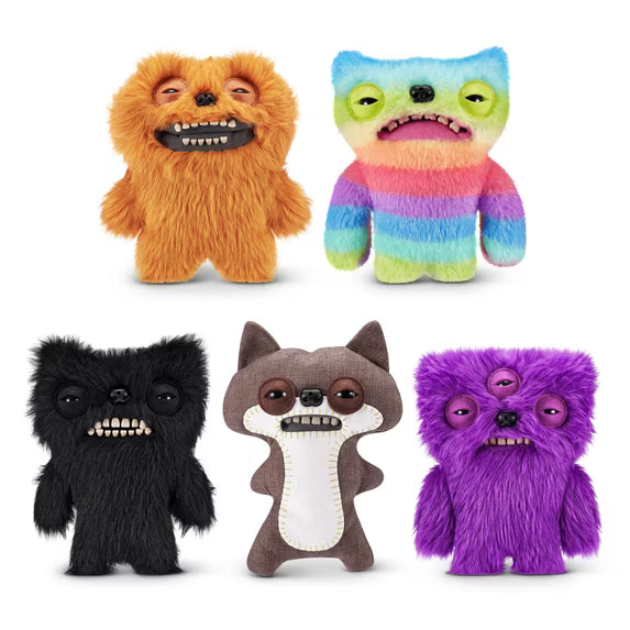Fuggler: Fart Face Series 1 - Munch Munch Black Long Ugly Monster Plush Toy Toys & Games Zuru