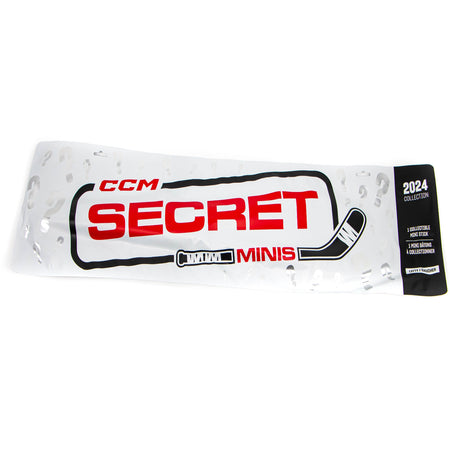 CCM Secret Mini Hockey Sticks 2024: Left Handed - 1 Random Stick Hockey Equipment CCM