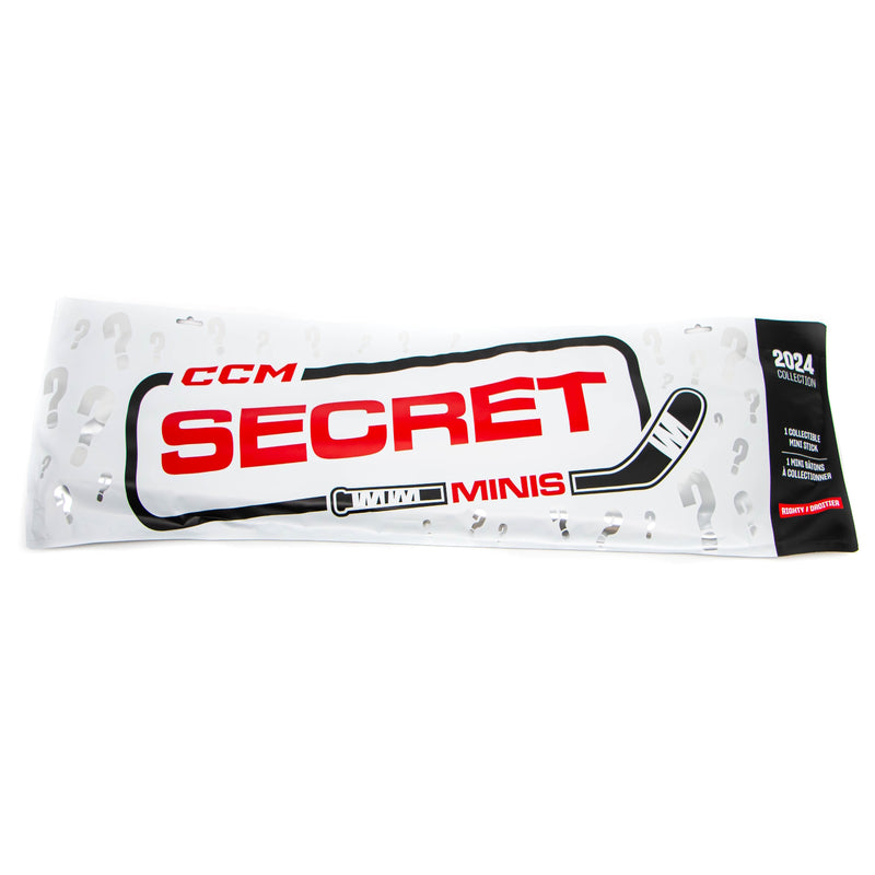 CCM Secret Mini Hockey Sticks 2024: Right Handed - 1 Random Stick Hockey Equipment CCM