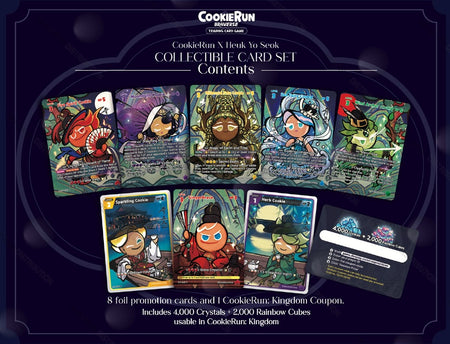 CookieRun Braverse TCG: Obsidian Collectible Card Set Card Game Devsisters