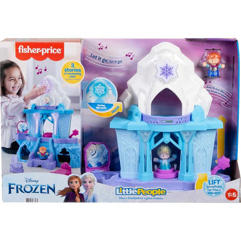 Disney Frozen Elsa's Enchanted Lights Palace Little People Playset Toys & Games Fisher Price