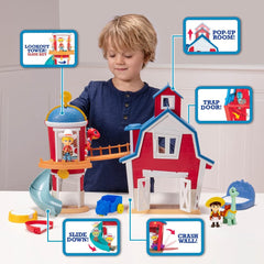 Dino Ranch - The Clubhouse - 12" Playset Bonus 5 Action Zones! Toys & Games Jazwares
