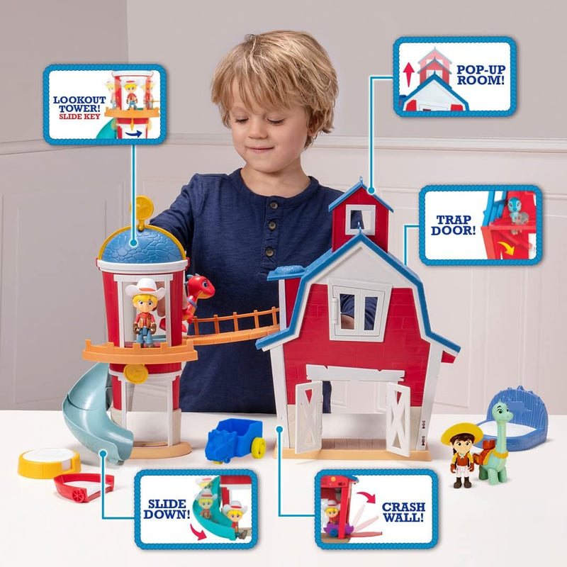 Dino Ranch - The Clubhouse - 12" Playset Bonus 5 Action Zones! Toys & Games Jazwares