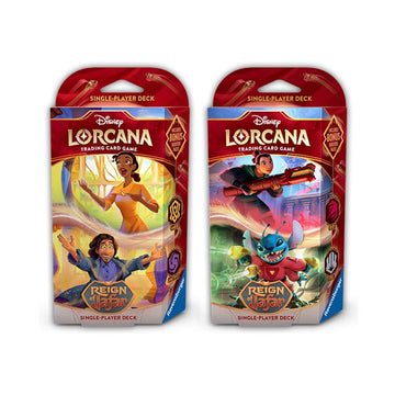 Disney Lorcana TCG: Reign of Jafar Starter Decks - 2 Decks Card Game Ravensburger