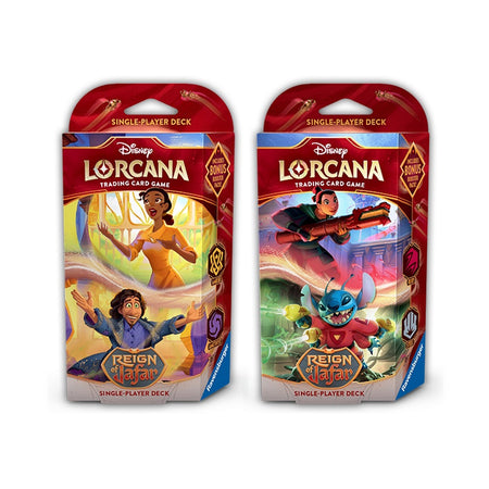 Disney Lorcana TCG: Reign of Jafar Starter Decks - 2 Decks Card Game Ravensburger