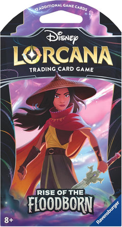 Disney Lorcana TCG: Rise of the Floodborn 1st Edition Sleeved Booster Pack Card Game Ravensburger