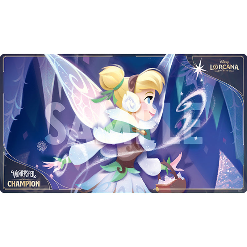 Disney Lorcana TCG: Winterspell Set Championship Playmat - Tinker Bell Card Game Accessories Ravensburger