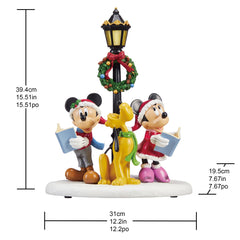 Disney Christmas Mickey & Minnie Mouse Christmas Carolers Memorabilia Disney