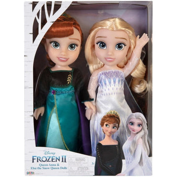 Disney Frozen 2 Queen Anna and Elsa The Snow Queen Dolls Toys & Games JAKKS Pacific