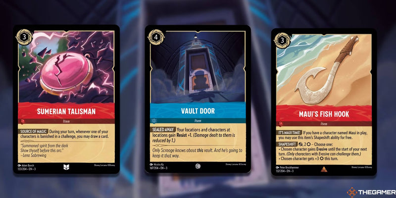 Disney Lorcana Trading Card Game: Into the Inklands Starter Deck - Ruby & Sapphire Card Game Ravensburger