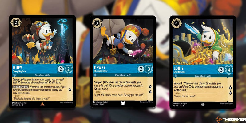 Disney Lorcana Trading Card Game: Into the Inklands Starter Deck - Ruby & Sapphire Card Game Ravensburger