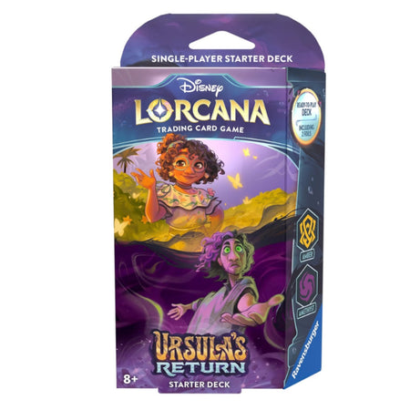 Disney Lorcana TCG: Ursula's Return Starter Deck Card Game Ravensburger Disney Lorcana Trading Card Game: Ursula's Return Starter Deck - Amber & Amethyst