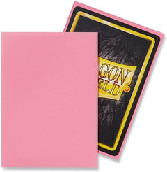 Dragon Shield Sleeves: Matte Pink - 100 Standard Size Sleeves Card Game Dragon Shield