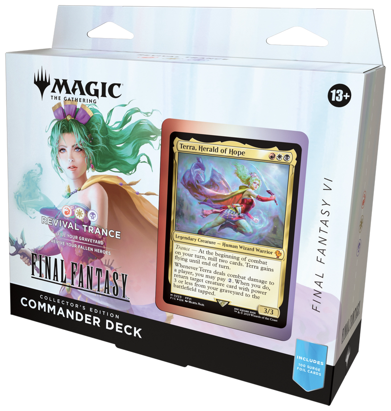 Magic: The Gathering TCG: Final Fantasy Collector Premium Edition Commander Decks - Includes All 4 Surge Foil Decks Card Game Wizards of the Coast